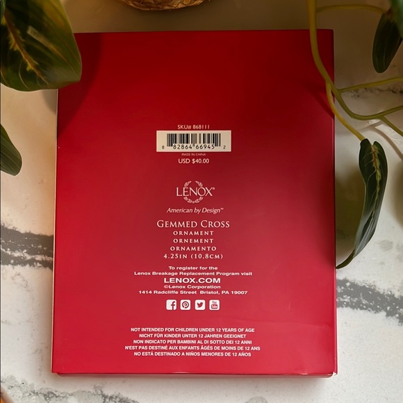 Lenox Gemmed Christmas Ornaments - Picture 3 of 11